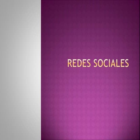 Redes sociales