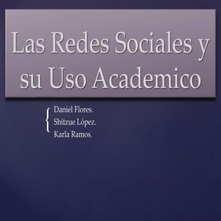 Redes Sociales
