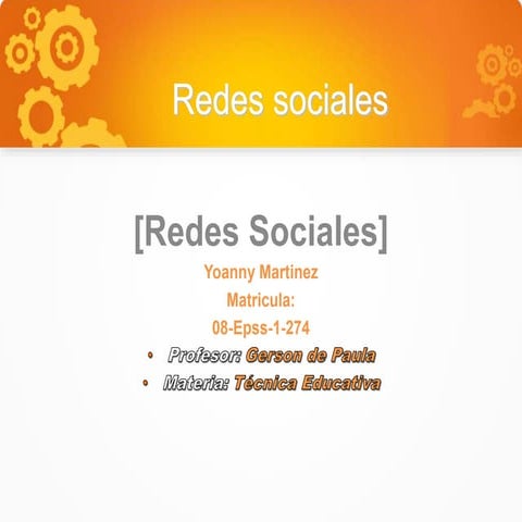 Redes Sociales