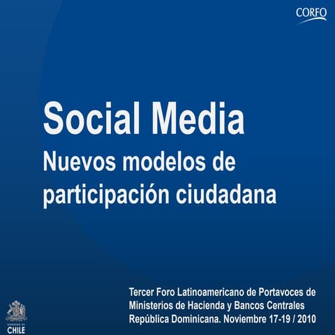 Social Media, Nuevas formas de participación ciudadana