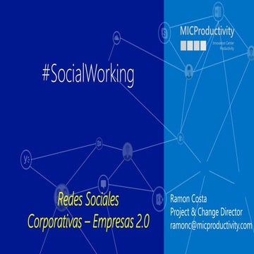 Redes Sociales Corporativas -. Una vision global de Yanmmer