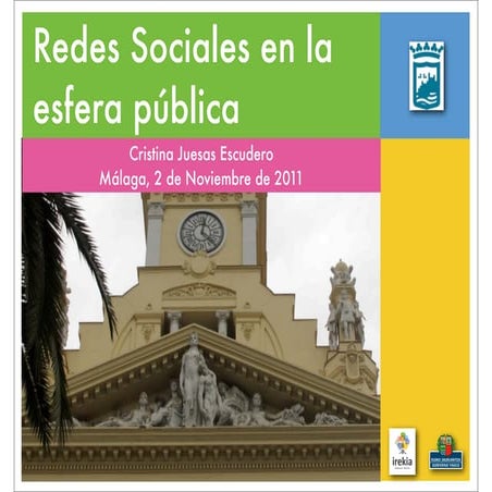 Redes sociales en la esfera pública