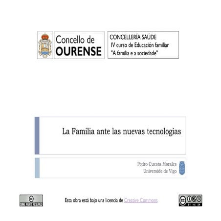 La Familia ante las nuevas tecnologías