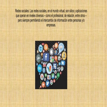 Redes Sociales - Presentación de PowerPoint | PPTX