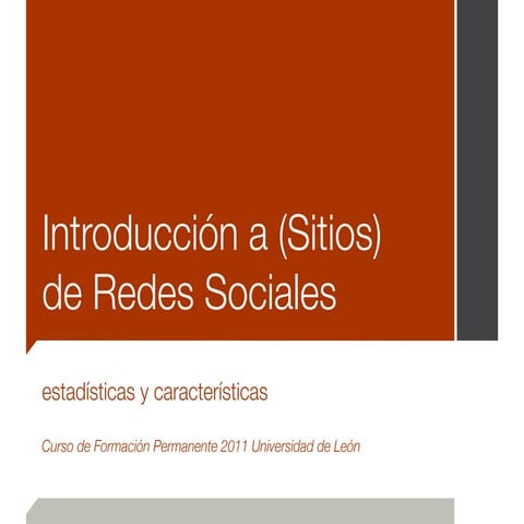 Sitios de redes sociales: una breve introducción