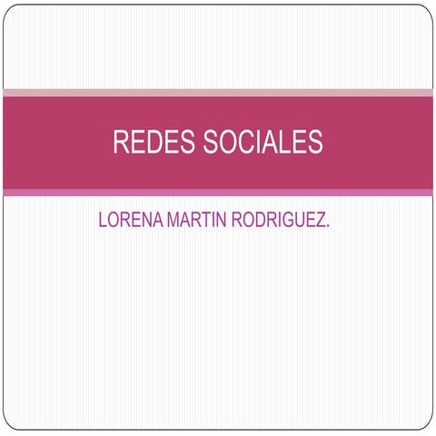 Redes sociale slorena powertpoint