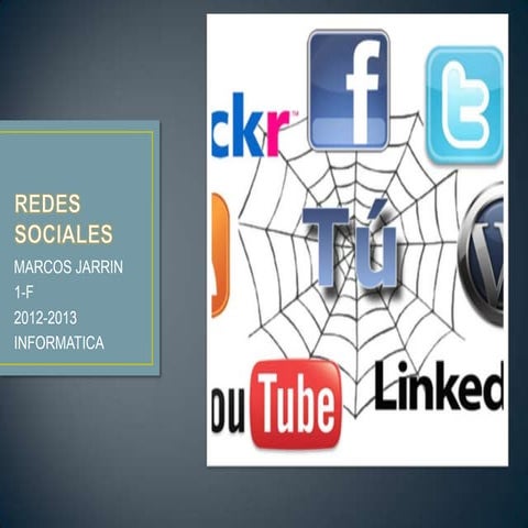 Redes sociales por marcos