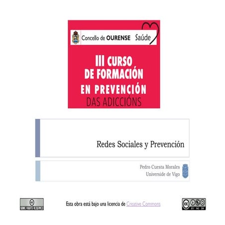 Redes sociales y Prevención