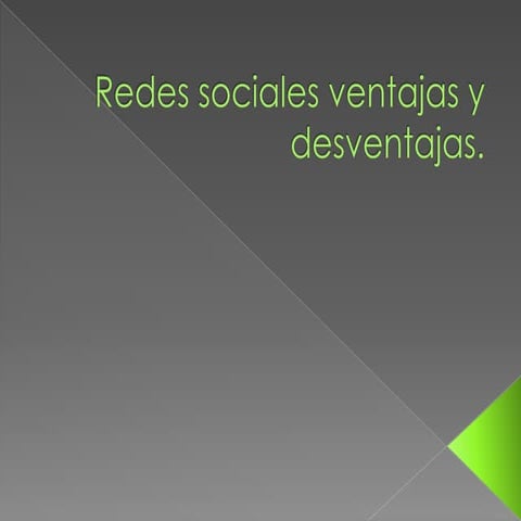 Redes sociales ventajas y desventajas