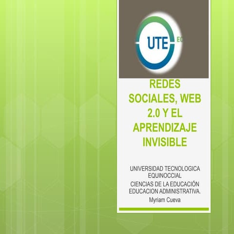 Redes sociales, web 2