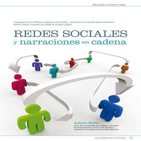 Redes sociales y comunicación en cadena
