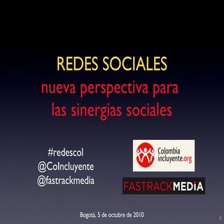Redes sociales: nueva perspectiva p...