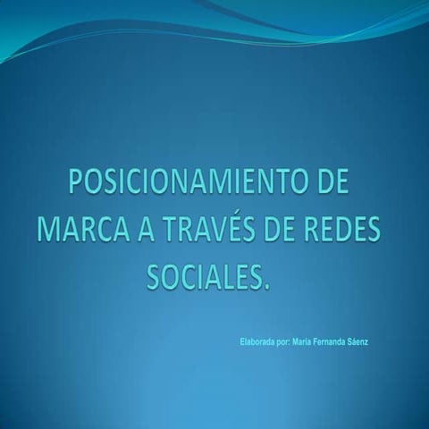 Redes sociales y marca