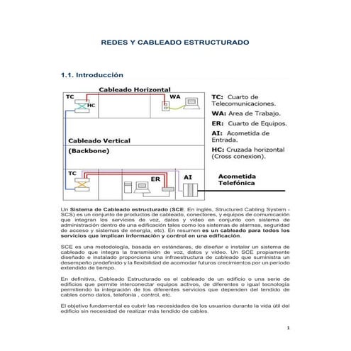 Comprehensive Guide to Structured Cabling Systems and Standards | PDF