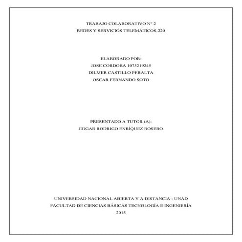 Redes y servicios telemáticos 220 final
