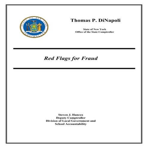 Red Flags Fraud