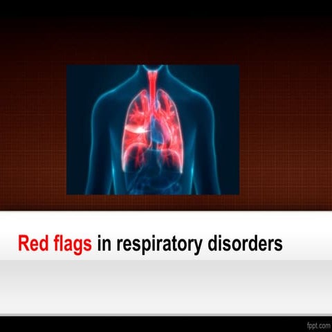 Red Flags in RTI IN PT HAVING PERSISTENT COUGH | PPT