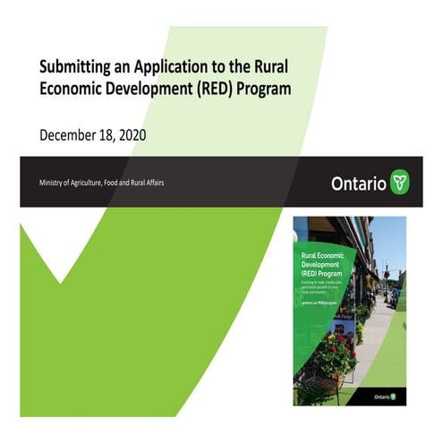 Rural Economic Development Program Overview | PDF | Construction ...