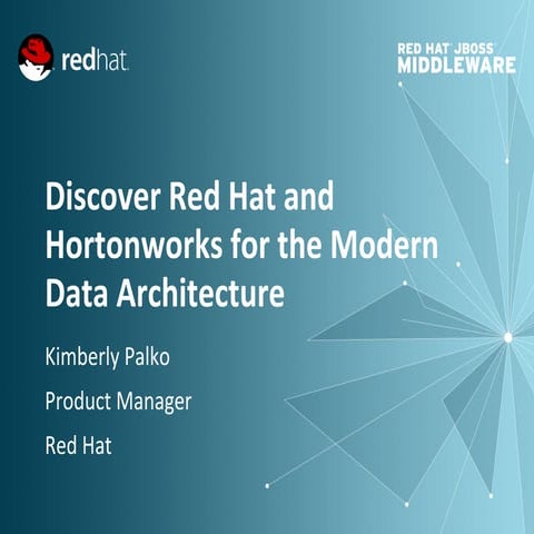 Red Hat - Presentation at Hortonworks Booth - Strata 2014