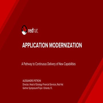 Application Modernization in Financial Services – A Pathway to Continuous Del...