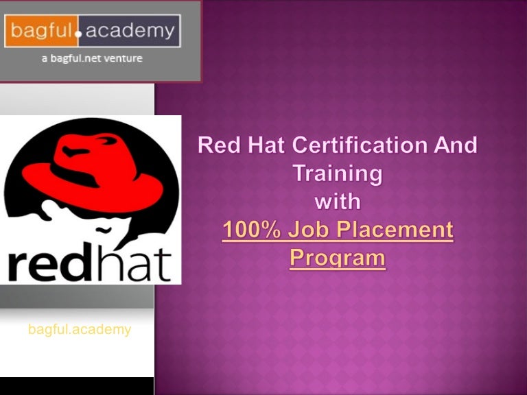 Redhat certification with 100 job placement program