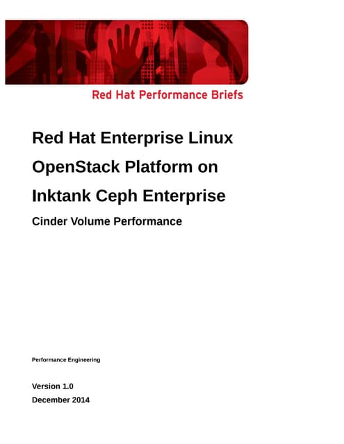 Red Hat Enterprise Linux OpenStack Platform on Inktank Ceph Enterprise