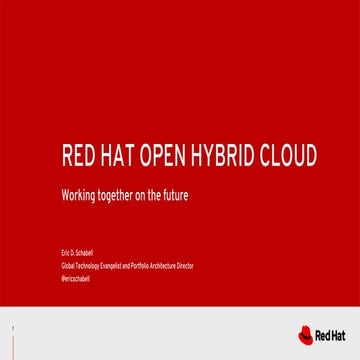 Red Hat Forum Poland 2019 - Red Hat Open Hybrid Cloud (keynote)