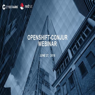 Centralize and Simplify Secrets Management for Red Hat OpenShift Container En...