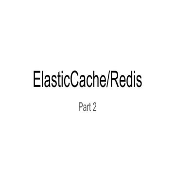 Redis part 2