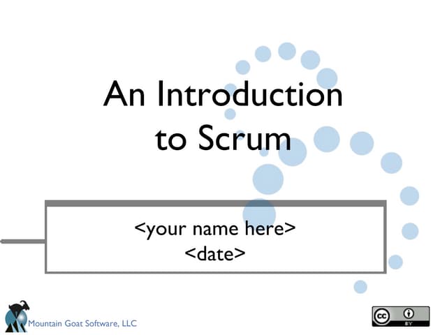 Redistributable introtoscrum