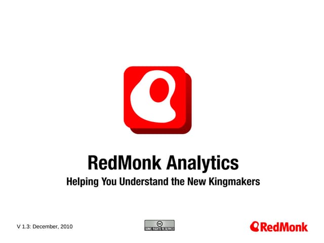 An Introduction to RedMonk Analytics