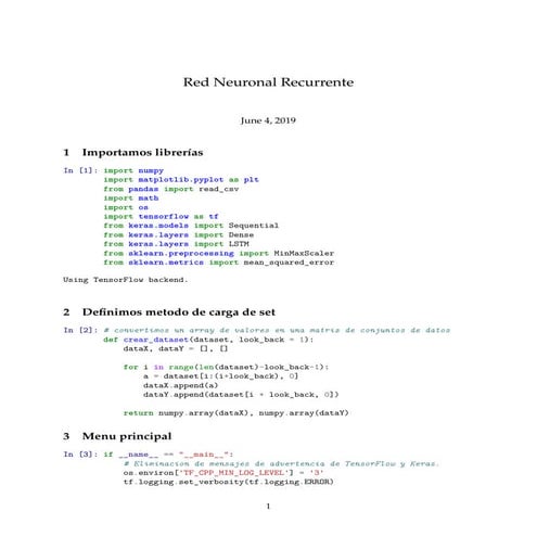 Red neuronal recurrente PDF