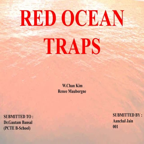 Red ocean traps HBR