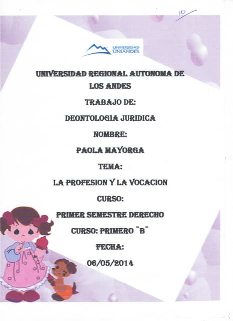 TRABAJOS DE DEONTOLOGIA