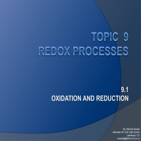 Redox bod ppt