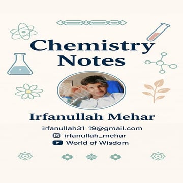 Redox Reactions ( अपचयोपचय अभिक्रियाएं ) Chemistry Notes PDF @irfanullah_meha...