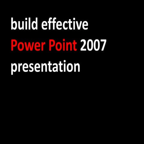 Приемы  powerpoint. Прием №1 точка внимания