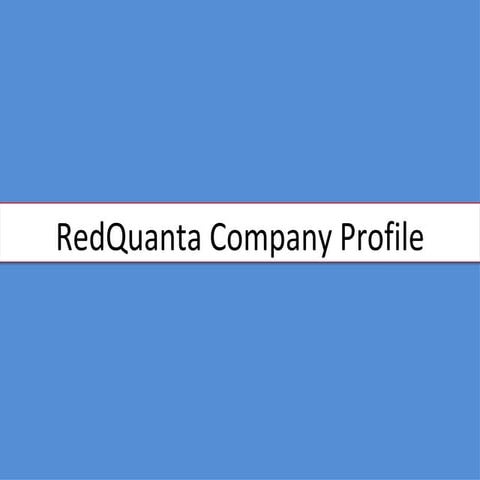 RedQuanta Company Profile