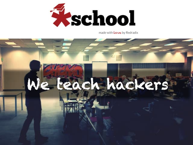 Redradix school presentation