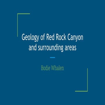 Red rock canyon and surrounding areas