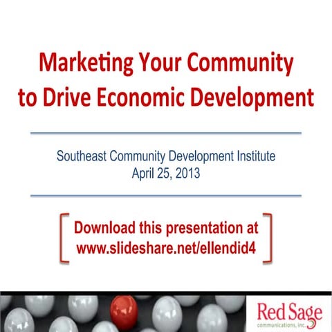 Marketing Your Community for Economic Development