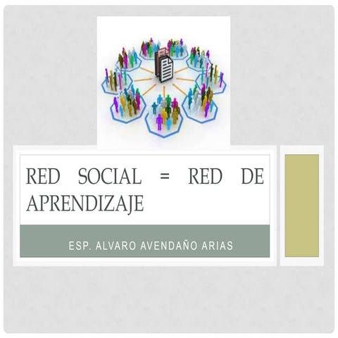 Red social = red de aprendizaje