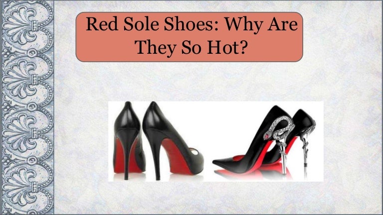 red sole shoes