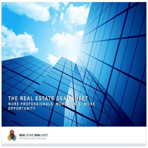 Real Estate Deal Sheet slideshow