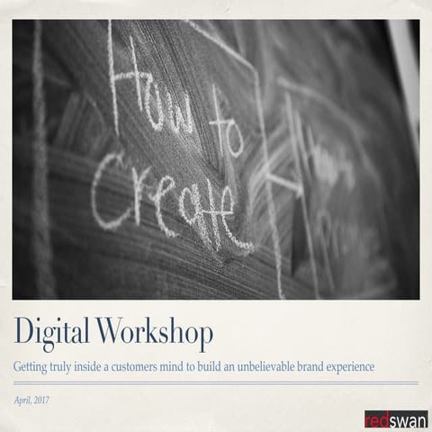 RedSwan5 Digital Workshop for Marketing Teams