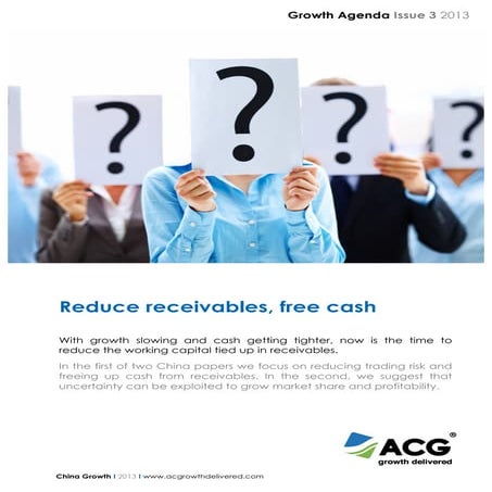 Reduce receivables 2013