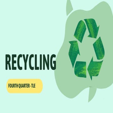 Reduce Reuse Recycle for A Sustainable Future Education Presentation In ...