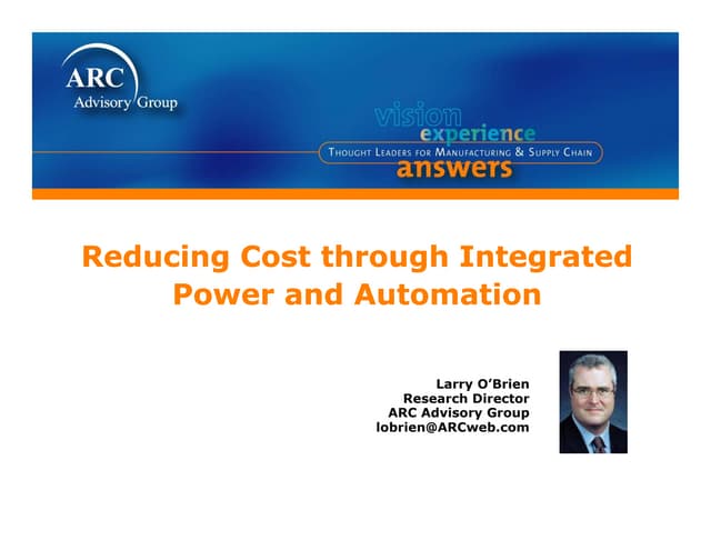 Reducing Cost Integrated Power Auto...
