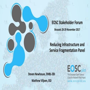 Reducing Infrastructure and Service Fragmentation 