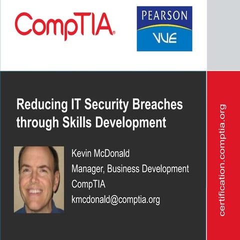 Reducing IT Security Breaches Through Skills Development